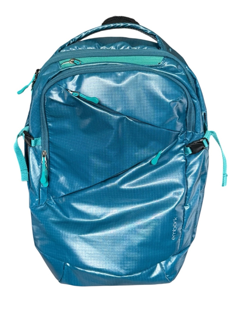Embark Travel Backpack Carry On Laptop Hiking Teal Blue Lightweight 20L